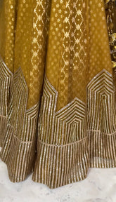 Golden lehenga